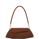Hattie Flap Shoulder Bag (Brown)