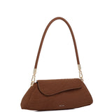 Hattie Flap Shoulder Bag (Brown)