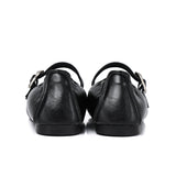 Maura Mary Jane Ballerina Flats (Black)