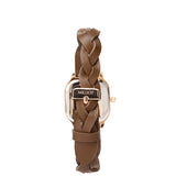 Arya Braided Strap Analogue Watch (Coffee)