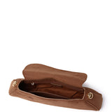 Hattie Flap Shoulder Bag (Brown)