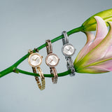 Yuna Rhinestone Analog Watch (Gold)