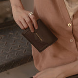 Velvora Mini Envelope Wallet (Coffee)
