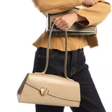 Lorey Flap Shoulder Bag (Taupe)