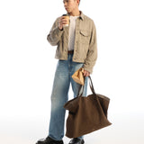 Wrenley Slouchy Tote Bag (Espresso)