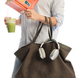 Wrenley Slouchy Tote Bag (Grey)