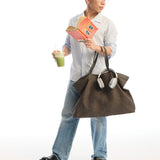 Wrenley Slouchy Tote Bag (Grey)