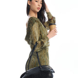 Colette Arc Bag (Charcoal)