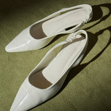 Sage Wedge Pumps (Cream)