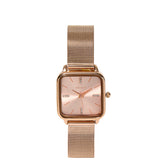 Roux Watch With 2 Straps Metal Analog (Rose Gold/Pink)