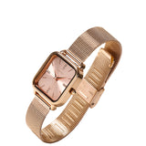 Roux Watch With 2 Straps Metal Analog (Rose Gold/Pink)