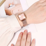 Roux Watch With 2 Straps Metal Analog (Rose Gold/Pink)