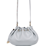 Harriet Petite Drawstring Bucket Bag (Light Blue)