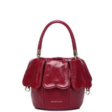 Hana Blossom Bucket Bag (Maroon)