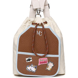 Loopa PlayShift Pickleball Bag ¨C Bucket Style Paddle Bag (Brown)
