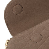 Hattie Flap Shoulder Bag (Taupe)
