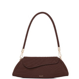 Hattie Flap Shoulder Bag (Espresso)
