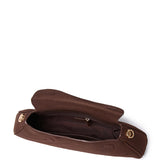 Hattie Flap Shoulder Bag (Espresso)