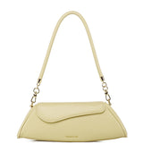 Hattie Flap Shoulder Bag (Light Yellow)