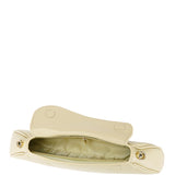 Hattie Flap Shoulder Bag (Light Yellow)