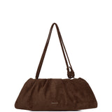 Esme Soft Pleat Shoulder Bag (Espresso)