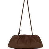 Esme Soft Pleat Shoulder Bag (Espresso)