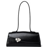 Lorey Flap Shoulder Bag (Black)