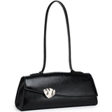 Lorey Flap Shoulder Bag (Black)