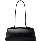 Lorey Flap Shoulder Bag (Black)