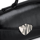Lorey Flap Shoulder Bag (Black)