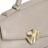 Lorey Flap Shoulder Bag (Taupe)