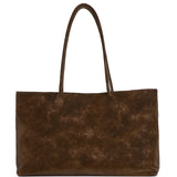 Rhea Linear Tote Bag (Coffee)