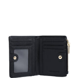 Chic Me Top Zip Mini Wallet (Black)