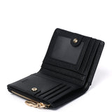 Chic Me Top Zip Mini Wallet (Black)