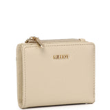 Chic Me Top Zip Mini Wallet (Beige)