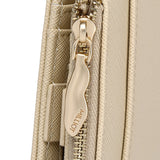 Chic Me Top Zip Mini Wallet (Beige)