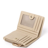 Chic Me Top Zip Mini Wallet (Beige)