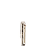 Tie A Ribbon Top Zip Mini Wallet (Beige)