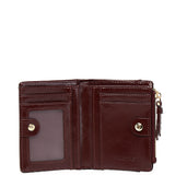 Billie Woven Top Zip Wallet (Burgundy)