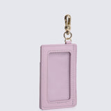 Jess-Houndstooth-Print Card Holder (Pink)