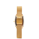 Amanda Stainless Steel Mesh Strap Watch (Gold)