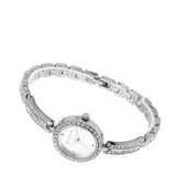 Yuna Rhinestone Analog Watch (Silver)
