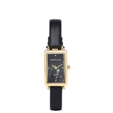 Raven Leather Analogue Watch (Black)