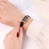 Raven Leather Analogue Watch (Black)