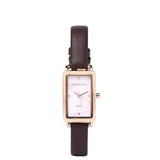 Raven Leather Analogue Watch (Coffee)