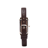 Raven Leather Analogue Watch (Coffee)