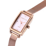 Raven Stainless Steel Analogue Watch (Rose Gold)