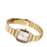 Ainsley II Stainless Steel Strap Shift Watch (Gold)