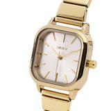 Ainsley II Stainless Steel Strap Shift Watch (Gold)
