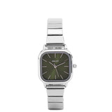 Ainsley II Stainless Steel Strap Shift Watch (Silver)